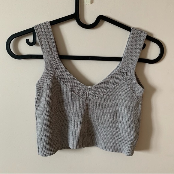 Aritzia/Wilfred Mony Knit  crop top - Picture 3 of 7